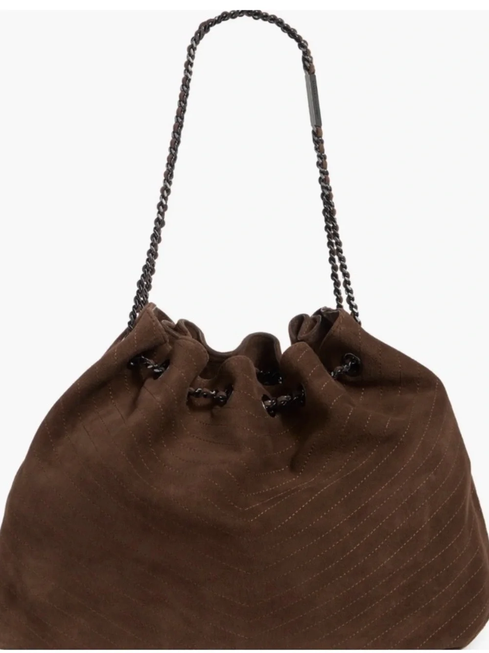 NWT Brown Suede Rebecca Minkoff Tote
